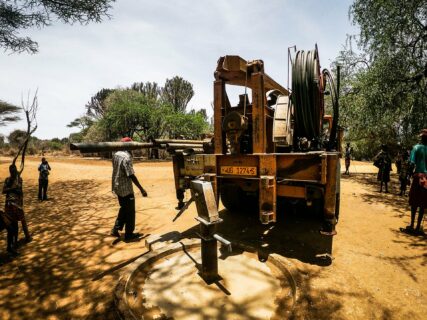 Brunnen in der Karamoja Region